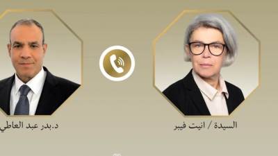 اتصال هاتفي بين وزير الخارجية ومبعوثة الاتحاد الأوروبي للقرن الأفريقي
