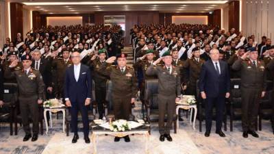 الأكاديمية العسكرية المصرية تنظم حفل إنتهاء دورة تعايش لطلبة جامعة عين شمس