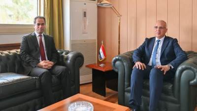 وزير الموارد المائية والري يلتقي رئيس الهيئة الوطنية للإعلام لبحث التعاون المشترك في مجال زيادة الوعي المجتمعي بقضايا المياه