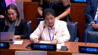 نائب وزير الصحة تلقي بيان مصر أمام لجنة السكان والتنمية بالأمم المتحدة