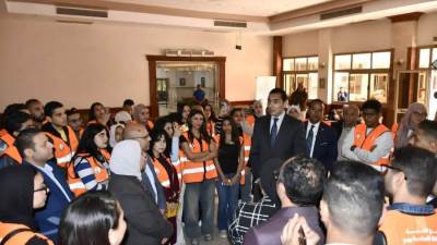 وزير الشباب والرياضة يلتقي المشاركين ببرنامج إحياء مسار العائلة المقدسة