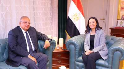 وزيرة التضامن الاجتماعي تلتقي رئيس المجلس القومي لحقوق الإنسان