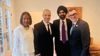 وزير الخارجية يلتقي رئيس مجموعة البنك الدولي