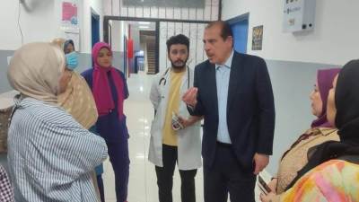 نائب وزير الصحة يفاجئ مستشفى 6 أكتوبر المركزي بزيارة مسائية.. ويُحيل المقصرين للتحقيق
