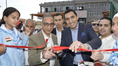 بأولى جولاتهما.. وزير الرياضة ومحافظ الجيزة يفتتحان مركز التنمية الشبابية بالشيخ زايد بعد الانتهاء من أعمال تطويره