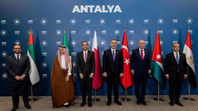 على هامش منتدى أنطاليا الدبلوماسي … وزير الخارجية يؤكد على ثوابت الموقف المصري من القضية الفلسطينية