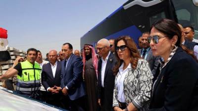 رئيس الوزراء يتابع الموقف التنفيذي لمشروع إنشاء خط سكة حديد (بئر العبد ـ العريش ـ رأس النقب بطول 353 كم) ضمن الممر اللوجستي العريش /طابا