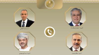 اتصالات هاتفية بين وزير الخارجية ونظرائه في سلطنة عمان وباكستان وتركيا لبحث التطورات الإقليمية ومسار المفاوضات الأمريكية الإيرانية
