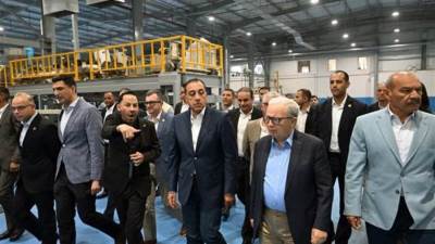 رئيس الوزراء يفتتح مصنع مودرن هايجينك للمنتجات الورقية باستثمارات 100 مليون دولار