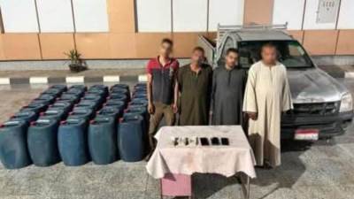 ضبط 5 أشخاص بحوزتهم 4.6 طن سولار قبل بيعهم بالسوق السوداء بالأقصر وأسوان