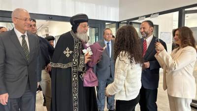 البابا تواضروس الثاني يصل إلى تركيا