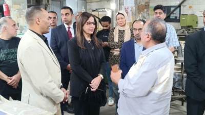 وزيرة الثقافة تقوم بزيارة مفاجئة للهيئة المصرية العامة للكتاب بالتوازي مع أعمال لجان التفتيش