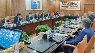 اقتصادية قناة السويس تستقبل السفير الصيني لبحث فرص الاستثمار بالموانئ والمناطق الصناعية وتعزيز التعاون الثنائي