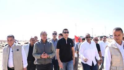 وزير الشباب والرياضة يتفقد مركز شباب الشهداء بمحافظة شمال سيناء ويوجه بسرعة التنفيذ