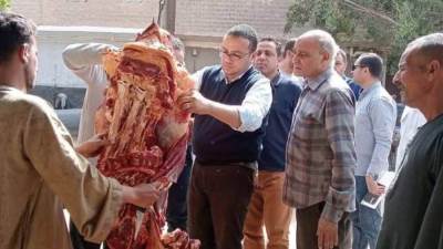 "الزراعة": ضبط 190 طنًا من اللحوم ومنتجاتها غير المطابقة للاشتراطات الصحية خلال أبريل