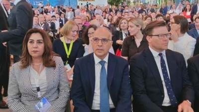وزيرة التنمية والبيئة تشارك في افتتاح فعاليات معرض ومؤتمر IFAT Munich 2026 بمدينة ميونيخ الألمانية