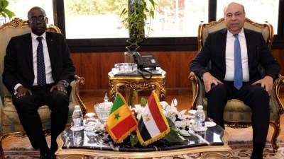 وزير الطيران يستقبل سفير السنغال لدى مصر لبحث آفاق التعاون المشترك بين الجانبين