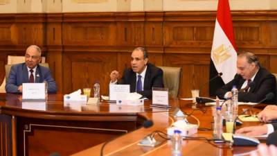وزير الخارجية يلتقي مع لجنة العلاقات الخارجية والعربية والأفريقية بمجلس الشيوخ