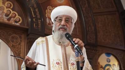 البابا تواضروس يصلي قداس عيد القديس مارمرقس بڤينيسيا
