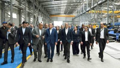 رئيس الوزراء يفتتح مصنع شركة "جالفا للصناعات الهندسية" بالسادس من أكتوبر