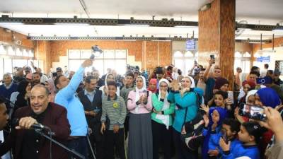 وزارتا النقل والثقافة تنظمان فعاليات فنية وثقافية داخل محطة مترو السيدة زينب