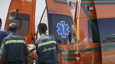مصرع عاملين إثر سقوطهما من أعلى سقالة بالطابق الرابع في العاشر من رمضان