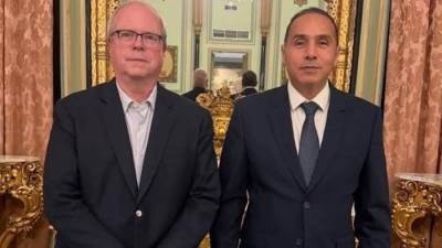 رئيس الرقابة المالية يبحث مع رئيس هيئة الأوراق المالية في أونتاريو سبل تبادل الخبرات وتطوير الأسواق