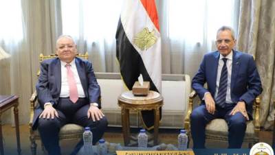 وزير شئون المجالس النيابية يستقبل رئيس مجلس الدولة لبحث آليات التعاون المشترك