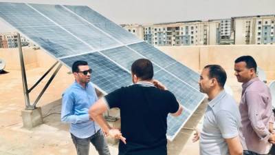 وزيرة الإسكان تتابع تنفيذ 37 محطة طاقة شمسية أعلى عدد من عمارات مبادرة «سكن لكل المصريين» بمدينة حدائق العاصمة