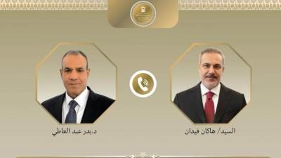 وزير الخارجية يبحث هاتفياً مع نظيره التركي جهود خفض التصعيد الإقليمي