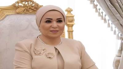 السيدة انتصار السيسى تهنئ الشعب المصرى بمناسبة عيد الأضحى المبارك
