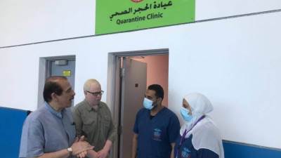 نائب وزير الصحة يتفقد الحجر الصحي بمطار القاهرة ويتابع إجراءات استقبال الحجاج والقادمين