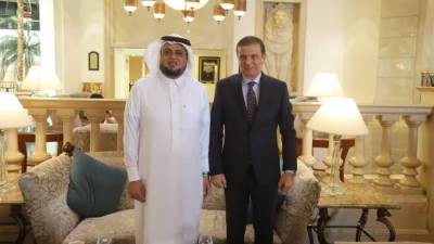 وزير الزراعة يبحث مع وكيل وزارة البيئة والمياه والزراعة السعودي تعزيز التعاون المشترك وتنسيق المواقف في مؤتمر مكافحة التصحر