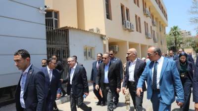 وزير التعليم ورئيس جامعة عين شمس يتفقدان مشروعات جامعة عين شمس التعليمية والطبية