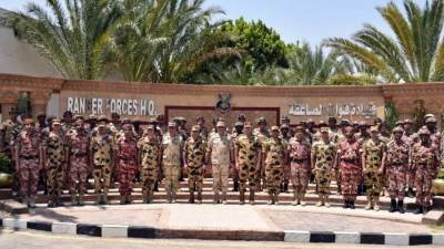 انطلاق فعاليات التدريب الجوى المشترك المصرى التركى بجمهورية مصر العربية