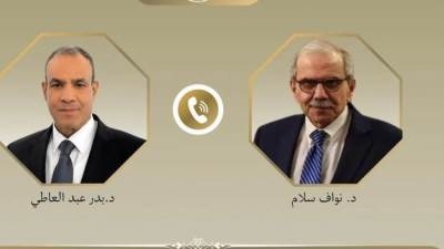 وزير الخارجية يؤكد تضامن مصر مع لبنان في اتصال مع رئيس مجلس الوزراء اللبناني