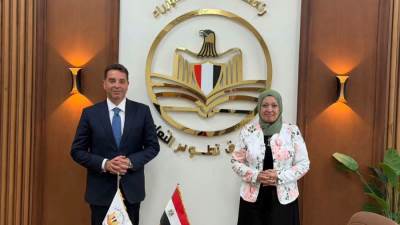 «تطوير التعليم بالوزراء» وهيئة الأوقاف يبحثان الشراكة في دعم المنظومة التعليمية