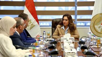وزيرة التنمية تبحث مع نقيب المهندسين عدد من مجالات وملفات التعاون المشترك