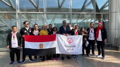وزيرة التضامن تهنئ أبطال بعثة الأولمبياد الخاص المصري بعد تحقيق 8 ميداليات في الألعاب الإقليمية العاشرة بسوسة التونسية