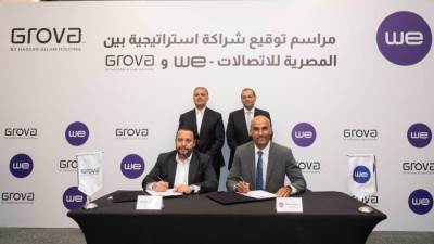 المصرية للاتصالات WE توقّع مذكرة تفاهم مع "جروفا للتطوير العقاري" لتقديم حلول الاتصالات المتكاملة