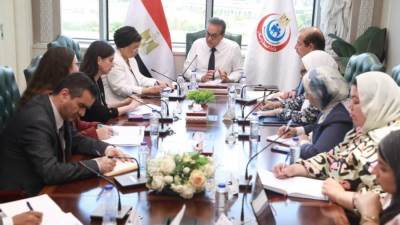 وزير الصحة يبحث مع ممثلة اليونيسيف لدى مصر تعزيز التعاون في صحة الطفل