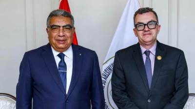 وزير التخطيط والتنمية الاقتصادية يستقبل محافظ الدقهلية لبحث الخطة الاستثمارية ومتابعة مشروعات «حياة كريمة»