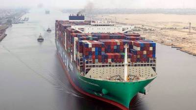 قناة السويس تشهد عبور سفينة الحاويات العملاقة "CMA CGM SAINT GERMAIN" لأول مرة