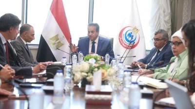 وزير الصحة يبحث مع «إيني» الإيطالية تطوير مستشفى هليوبوليس الجديدة