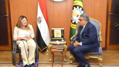 المشرف العام على القومي للأشخاص ذوي الإعاقة ومحافظ الدقهلية يبحثان تعزيز الخدمات والتمكين