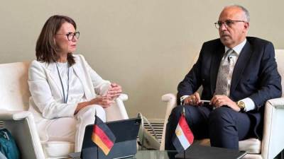 سويلم يبحث مع الجانب الألماني تعزيز التكامل بين الحوارات التفاعلية لمؤتمر الأمم المتحدة للمياه 2026