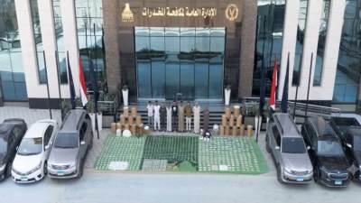 ضبط تشكيل عصابي شديد الخطورة بحوزته مواد وأقراص مخدرة بنحو 1.5 مليار جنيه قبل تهريبها للخارج