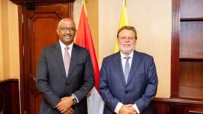  محافظ البنك المركزي المصري يستقبل محافظ البنك المركزي لمملكة إسواتيني لبحث آفاق التعاون المشترك