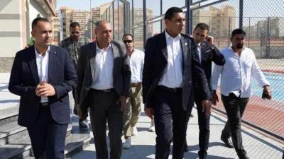 وزير الشباب والرياضة ورئيس جهاز المدينة يتفقدان المنشآت الرياضية بمنطقة الإسكان ويبحثان آليات إدارتها وتشغيلها