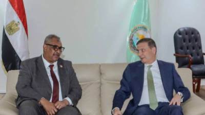 وزير الزراعة يستقبل نظيره السوداني ومدير "المنظمة العربية" لبحث ملفات التكامل والأمن الغذائي